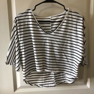 Striped Crop Top